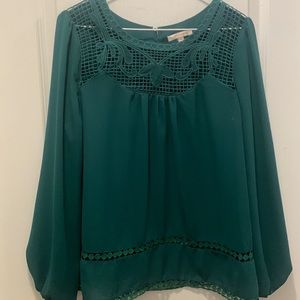 Women’s Dressy Green Blouse